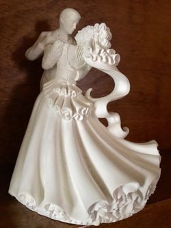 WEDDING BRIDE & GROOM CAKE TOPPER