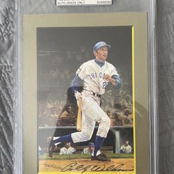 Billy Williams Signed Great Moments Perez-Steele Card - PSA/DNA