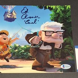 🔥 Ed Asner autographed 8x10 Beckett COA 🔥