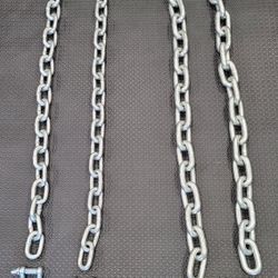 Pair Of Heavy Duty Weight Chains (2x26lb Or 2x18lb)