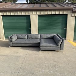 Delivery! Massive Like New CB2 Sectional Sofa 