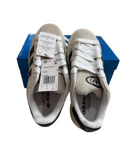 Adidas Campus 00s Crystal White/Core Black/Off White GY0042 Women's Size 8