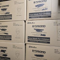 $50 A Case 2000 Mask Kids 3 Ply Facemask 50pc Boxes- 40 Per Cases