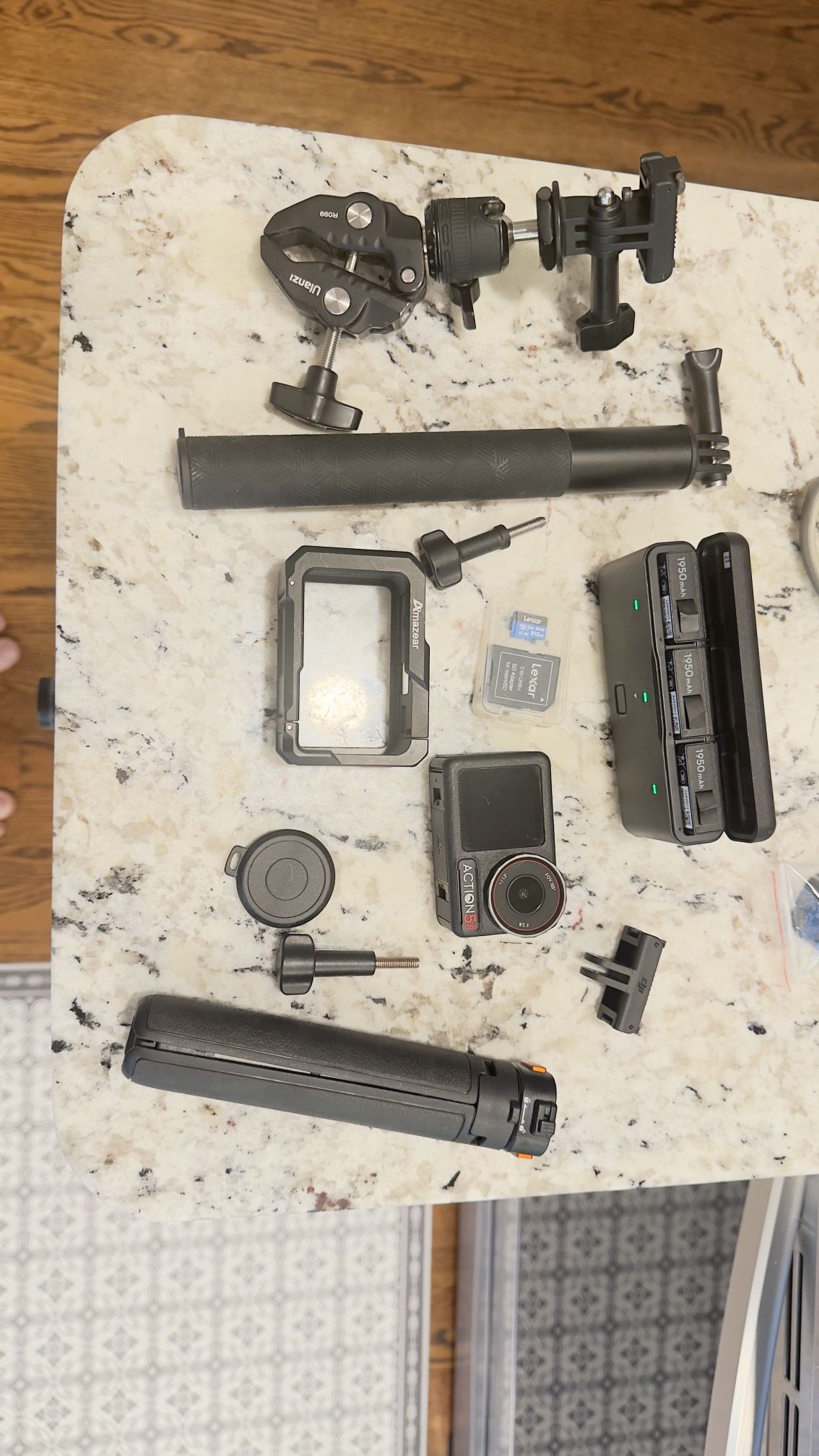 DJI Action 5 Pro Open Box Lots Of Extras 