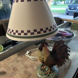 Rooster/chicken Lamps With Shades