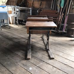 Antique School Desk