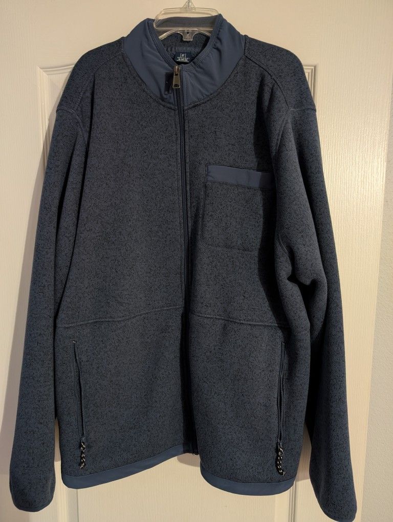 Men’s George Full-Zip Fleece Jacket – Size XL (46–48)