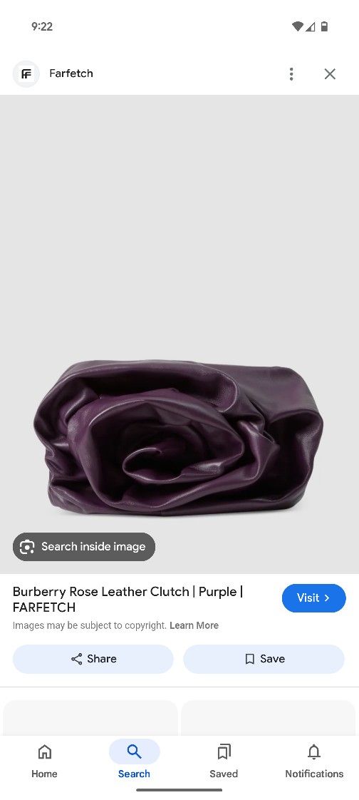 Burberry Rose Clutch