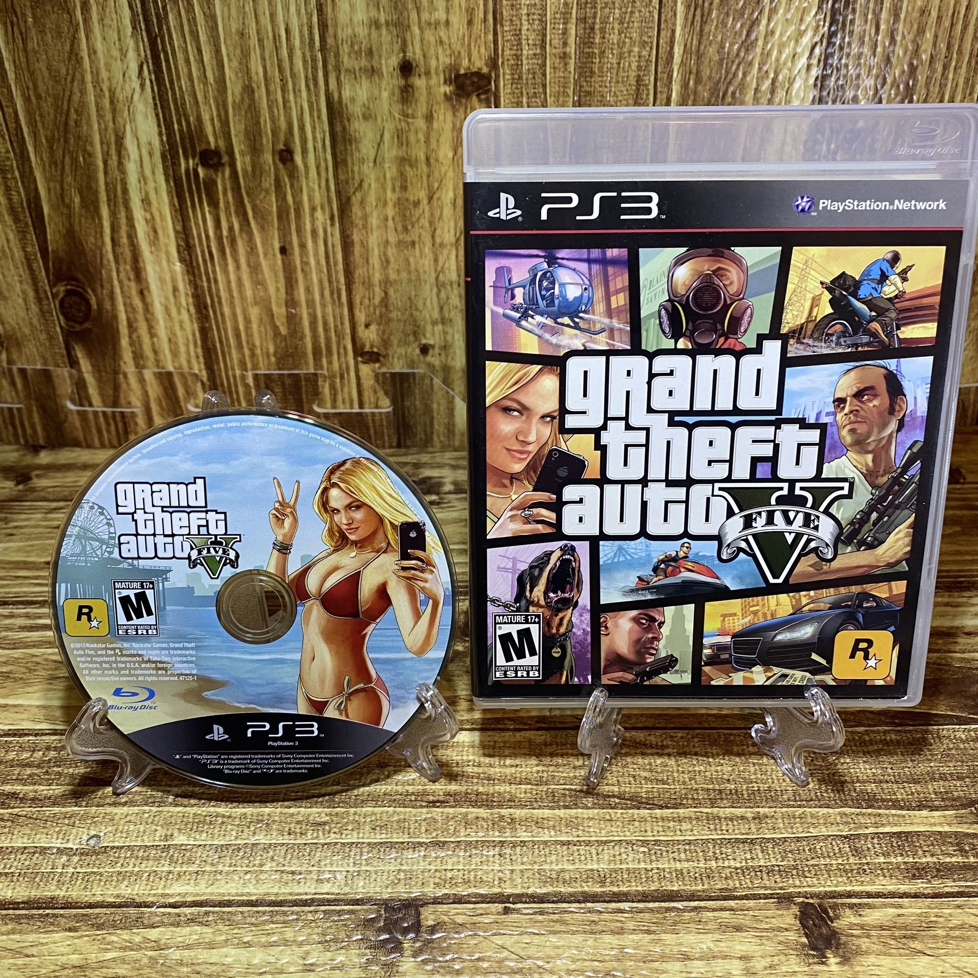 Grand Theft Auto V - GTA 5 - With Map & Manual - Playstation 3