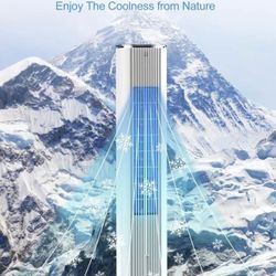 Portable Evaporative Cooler - VEOHAUT Evaporative Air Cooler, 60° Oscillation, 3 Speeds Cooling Fan, Remote & 12-Hour Timer, Air Conditioner for Home 