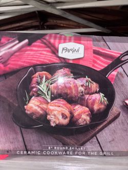 Ceramic cookware for grill