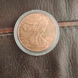 .999 Copper Walking Liberty/ American Eagle Coin
