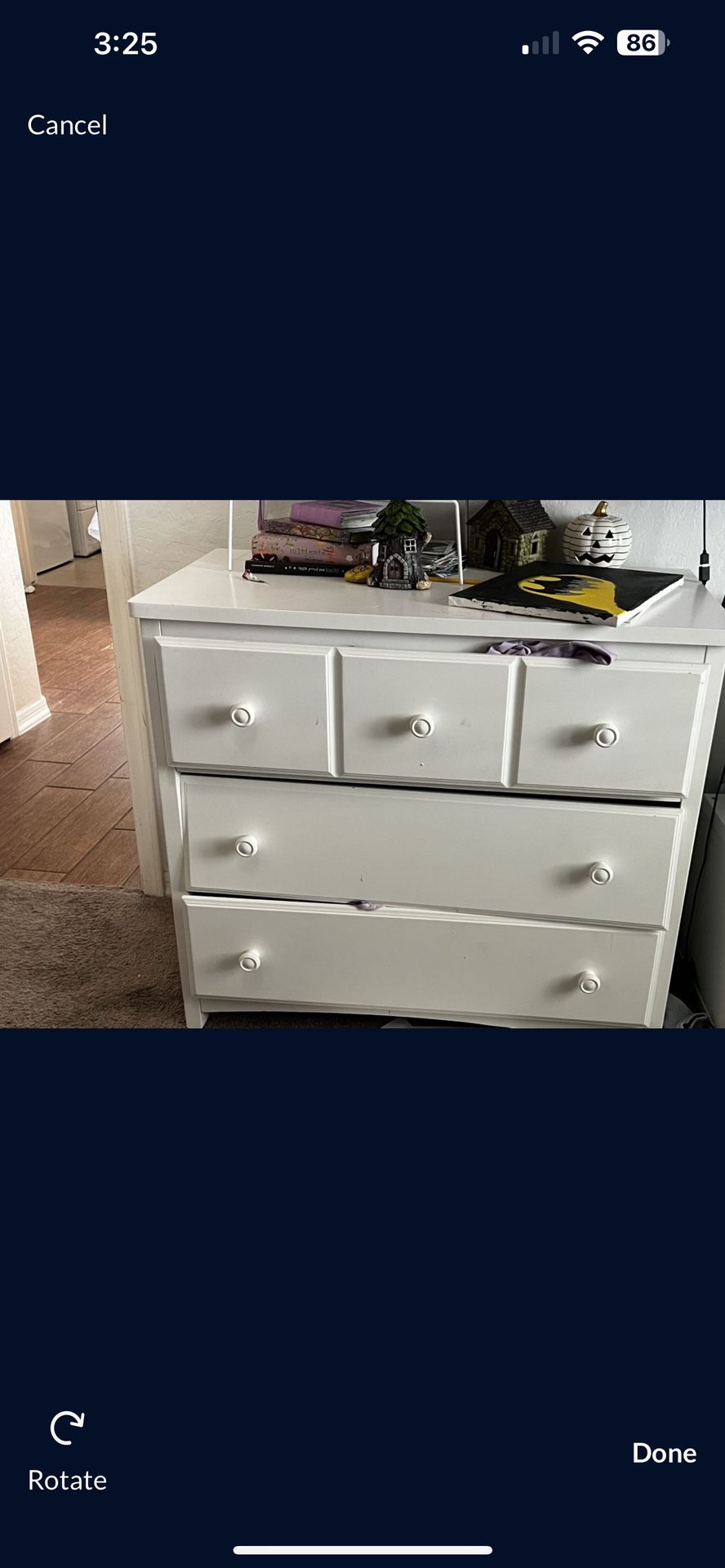White Dresser 3 Drawers