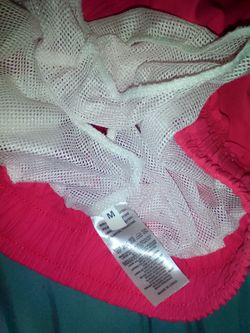 Pink swim shorts