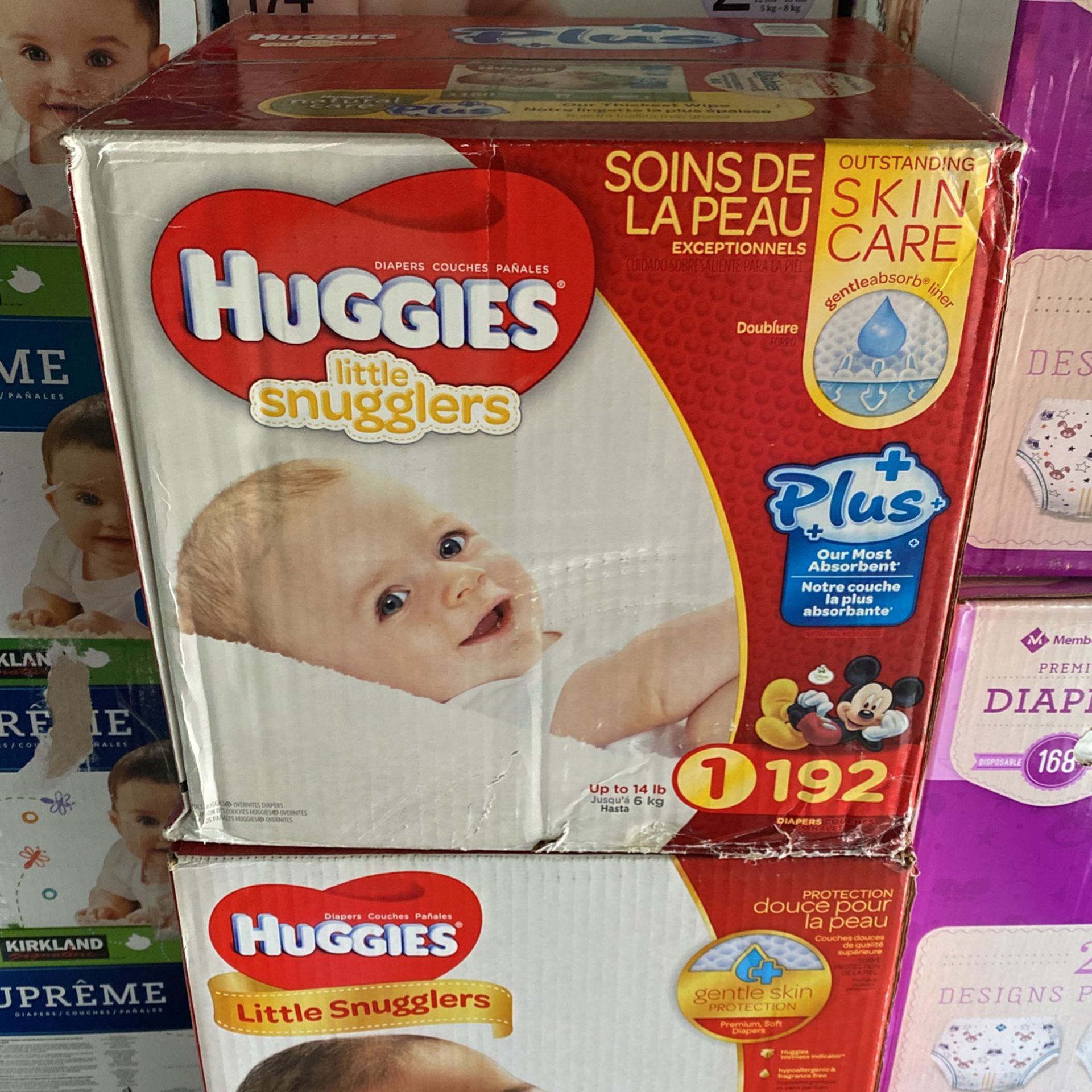 Huggies Little Snugglers Size 1 192 Ct $25
