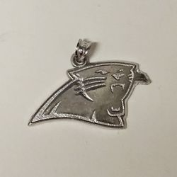 Carolina Panthers NFL Sterling Silver Pendant