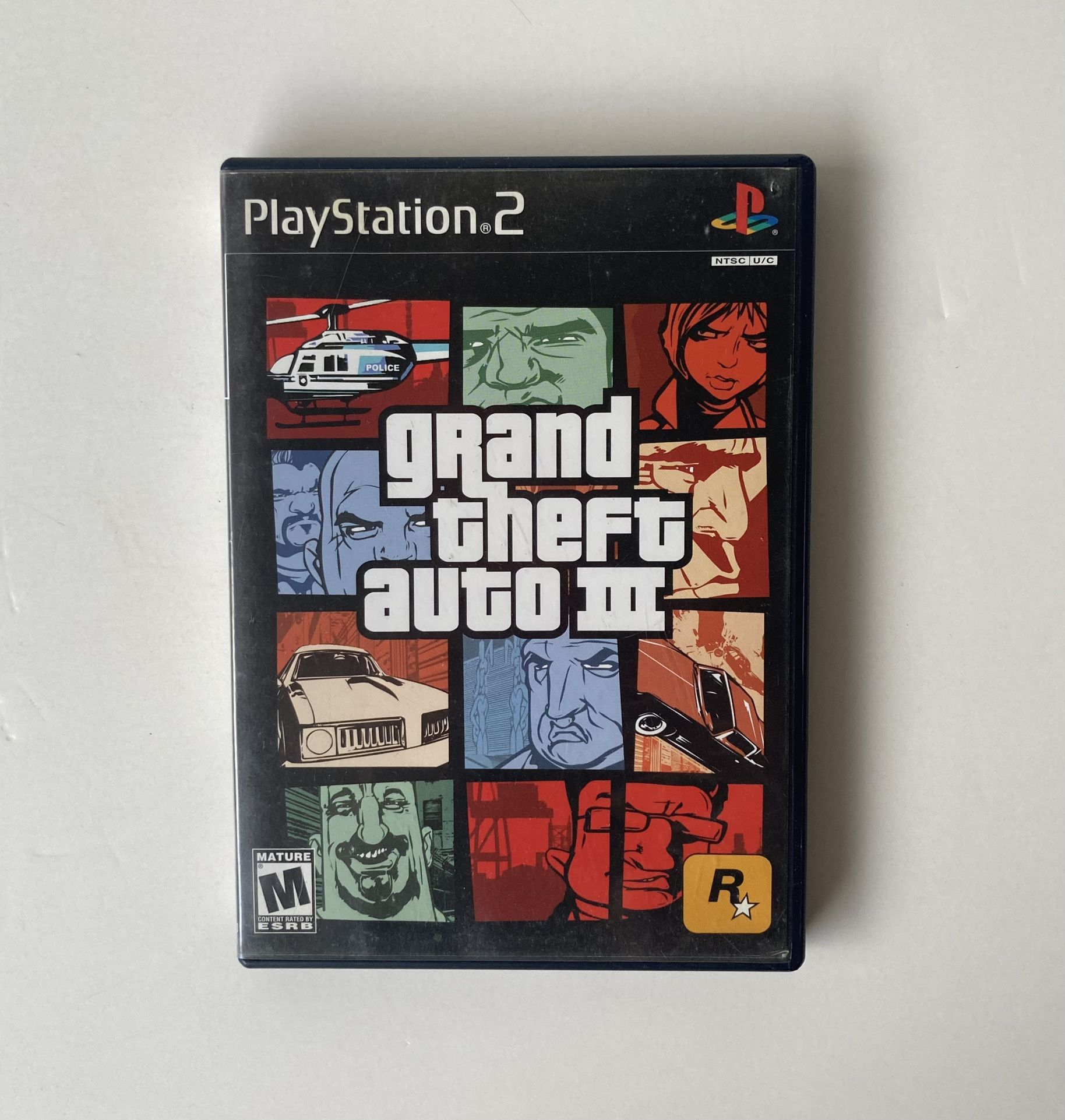 Grand Theft Auto III PS2 Game GTA3 R* Rockstar Games PlayStation 2 Black Label