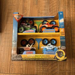 Monster Jam Mechanix Build & Re-Build Truck Set
