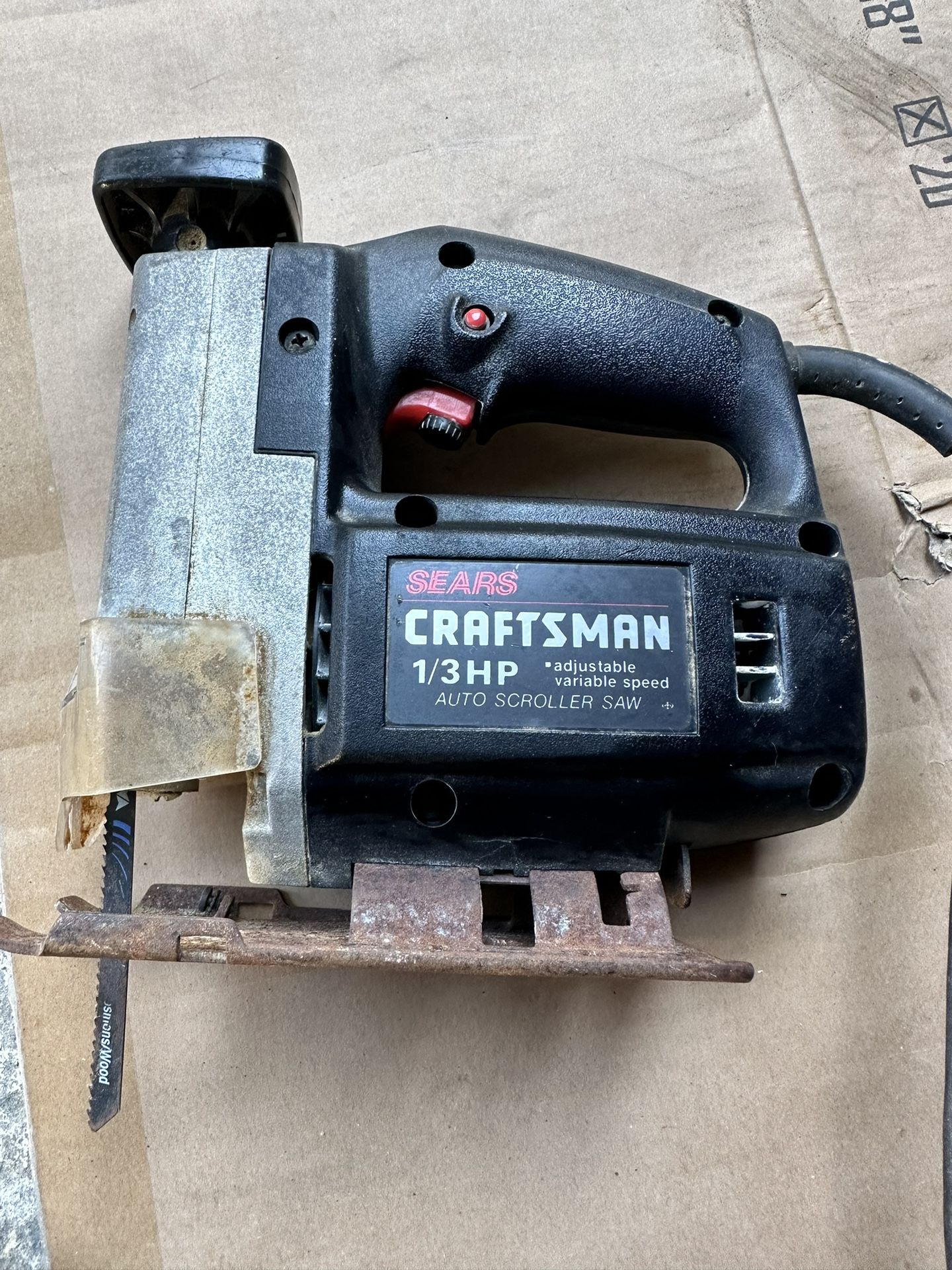 Craftsman Scroller Jig Saw