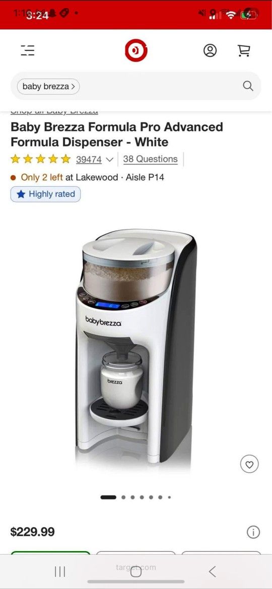 Baby Brezza Formula Pro Advance, Baby Formula Dispenser