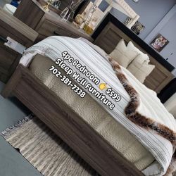 4pc Bedroom 👉Furniture Sectional Dining Table Sets Bunk Beds Avail 