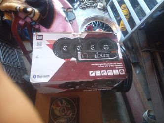 Dual Bluetooth Stereo W/ 4 6 1/2  2 Way Speakers 200 Watts Brand New Never Been Opened