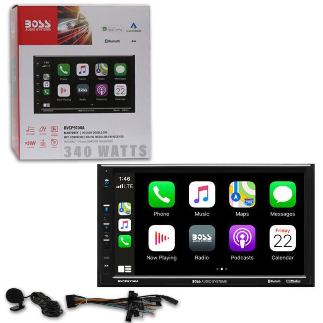 Boss Android auto apple play stereo