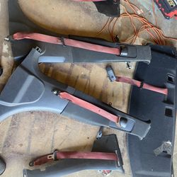 Trim Panels for mopar with red seatbelts