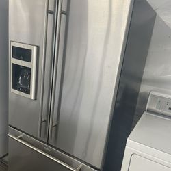 Stainless Steel French Door, Jenn Air Refrigerator