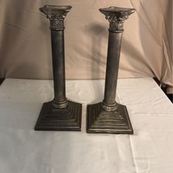 Silver Candle Holders