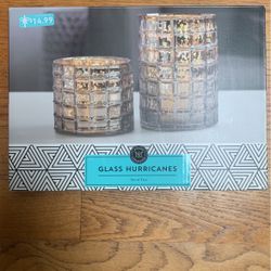 Candle Holders/ Silver