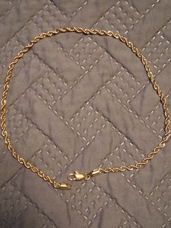 18kgp Rope necklace