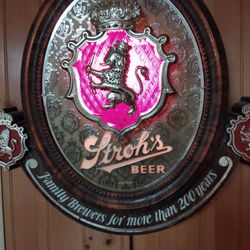 Strohs Beer Light Up From 1970's