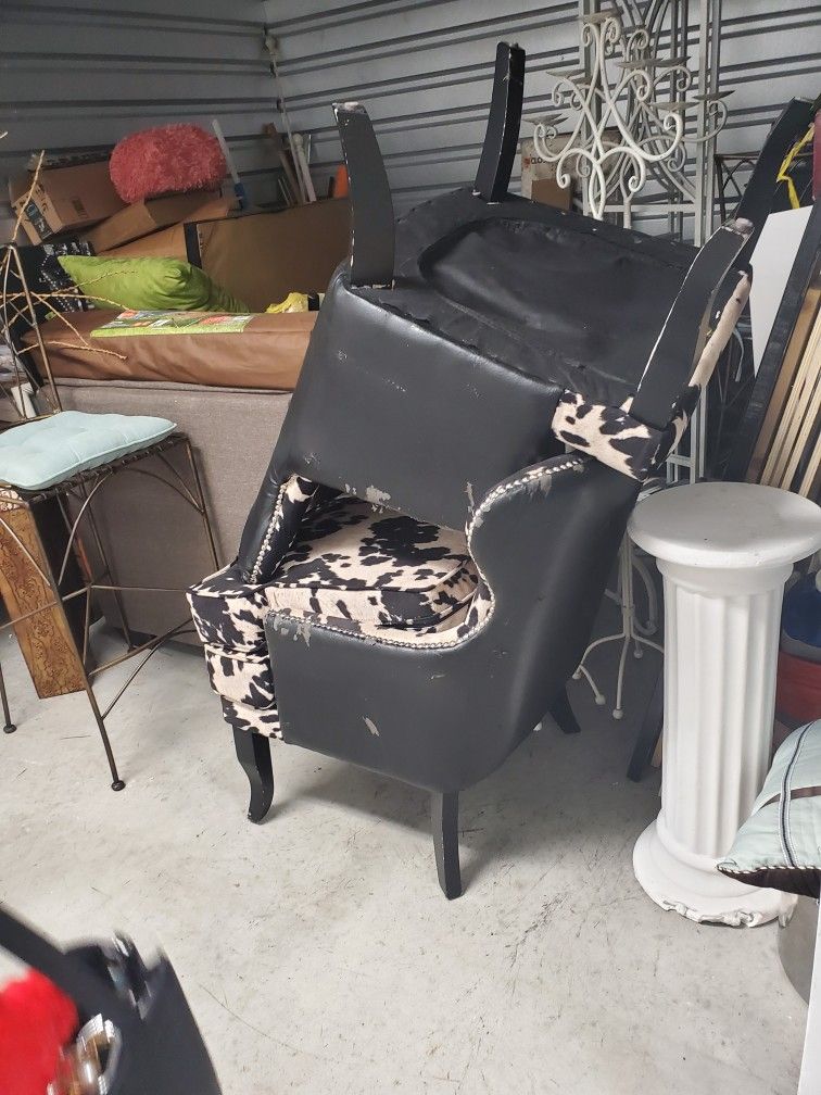 Beautiful  Zebra chair For Sale 