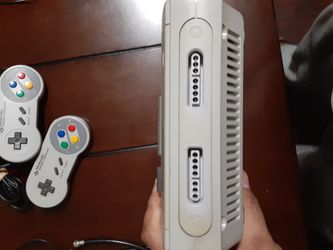 Super Nintendo Mini Console SNES System 2 Controllers AV Power