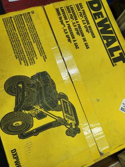 DeWalt 3600 PSI gas pressure washer. New