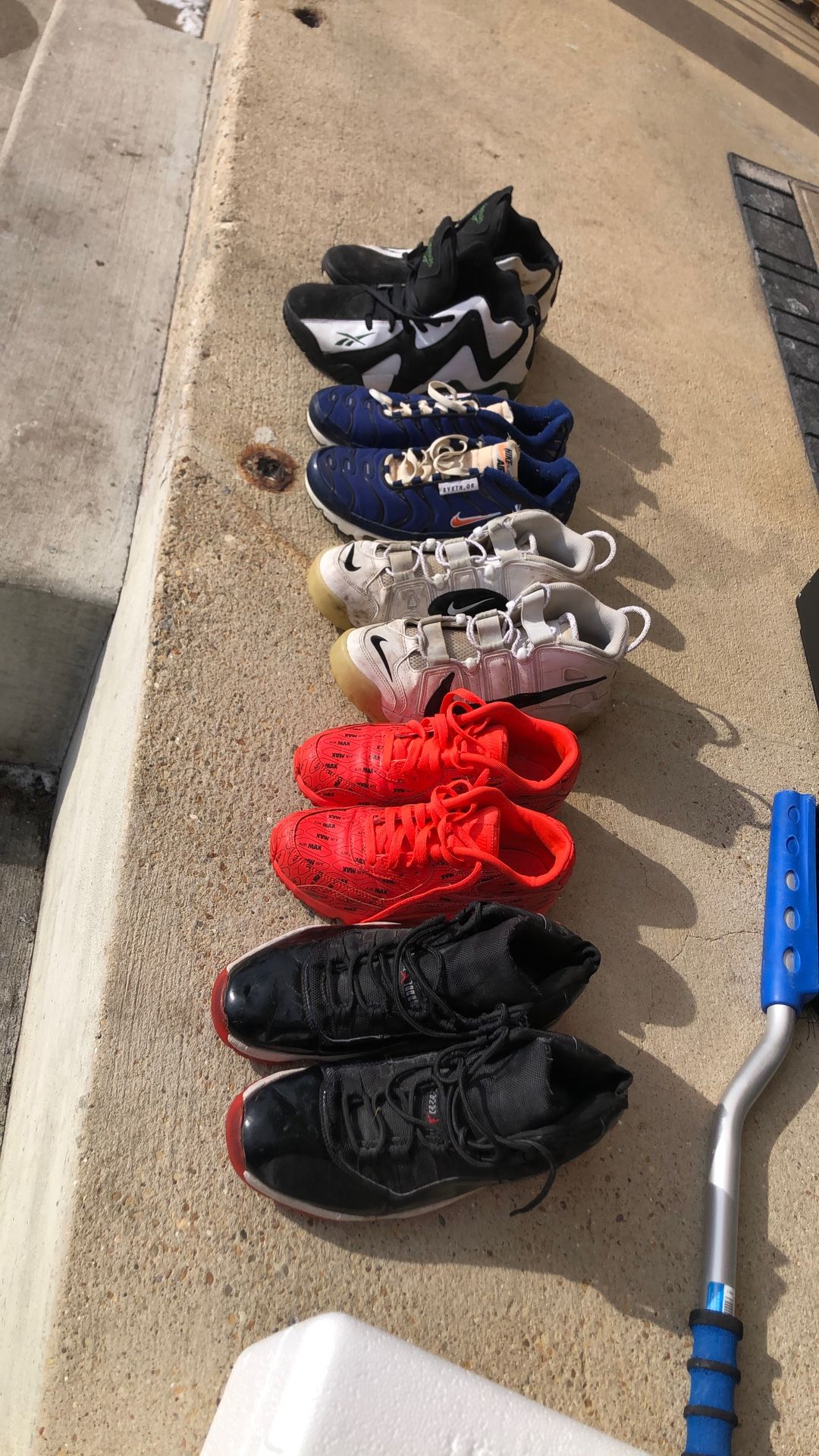 5 Pairs Of Shoes Jordan Air Max