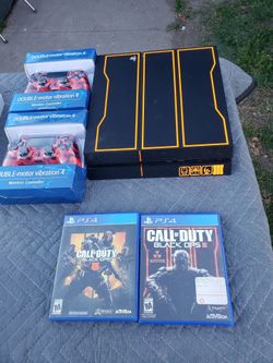 Call of duty Edition 1TB Has Games installed & 2 Controls with 2 Games. $260 or Jailbreak 9.0 1TB $360 or 2000GB $450! Cash & Trade welcome