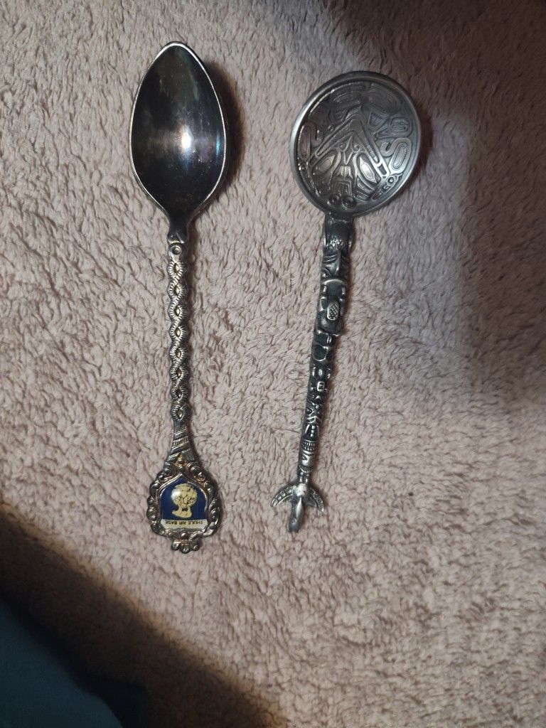 Two Collector Spoons