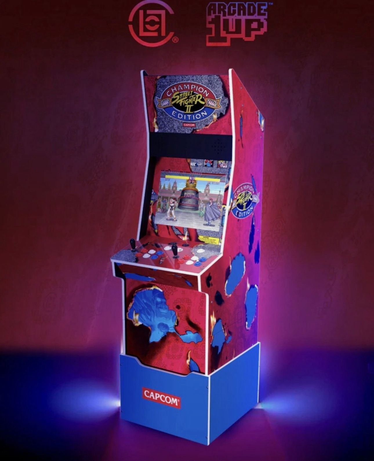 Arcade1UP x CLOT Street Fighter Il Big Blue Arcade