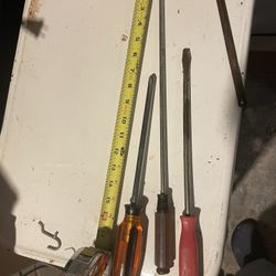 All 3 Large Extended Screwdrivers
