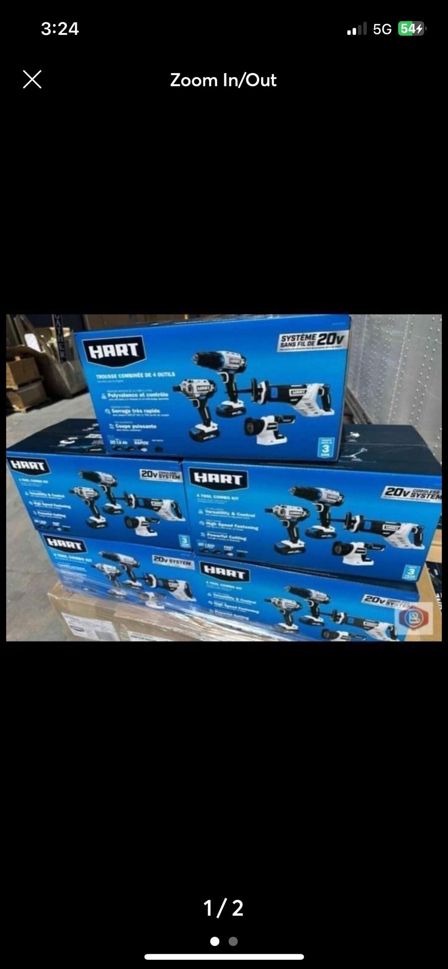 New Tool Set With 2 Battery’s And Charger Unopened Box 100.00