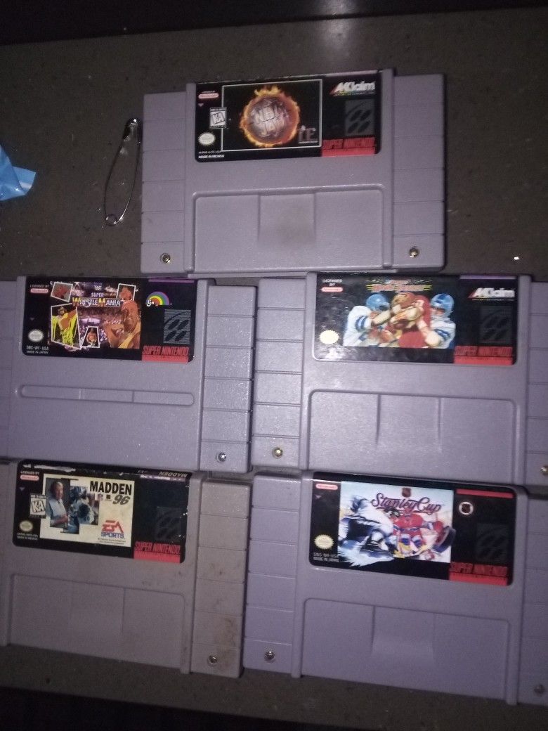 💥🎮SUPER NINTENDO GAMES