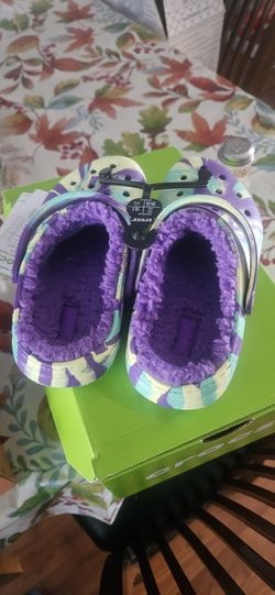 Crocs De Peluche Para Niño