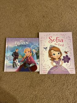 2 Read Along Storybooks With CD- Frozen & Sofia The First