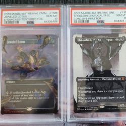 PSA 10 Textured Jeweled Lotus + More