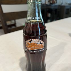 Texas Longhorn Commemorative Coke Bottle