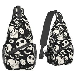 Disney The Nightmare Before Christmas Crossbody Sling Bag Print Halloween For Women/Men - New