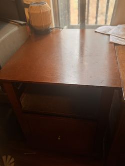 End Table/Nightstand/office Storage
