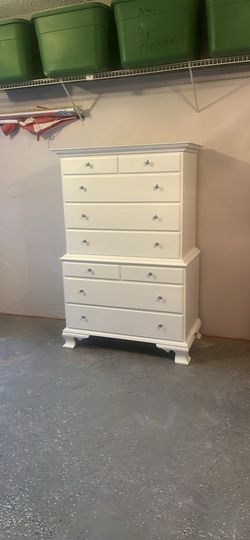 White dresser